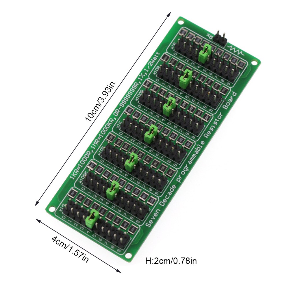 1R-999999R Programmable Resistance Board - Seven Section Precision